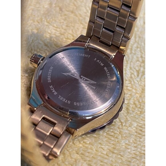A II Z V0V731N Women's Copper Tone Crystal Embellished Watch (needs Battery) - Picture 10 of 11